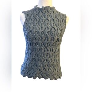 Emanuel Ungaro Gray Textured Sweater